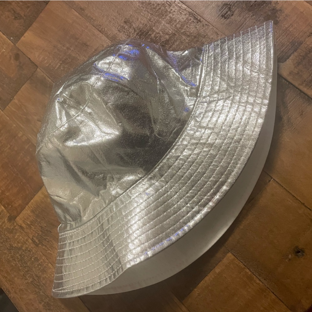 chrome bucket hat